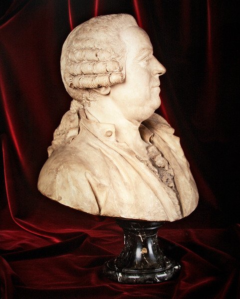 Portrett antatt å være Louis-Pierre-Sebastien, Marshall de Sainscy av Augustin Pajou
