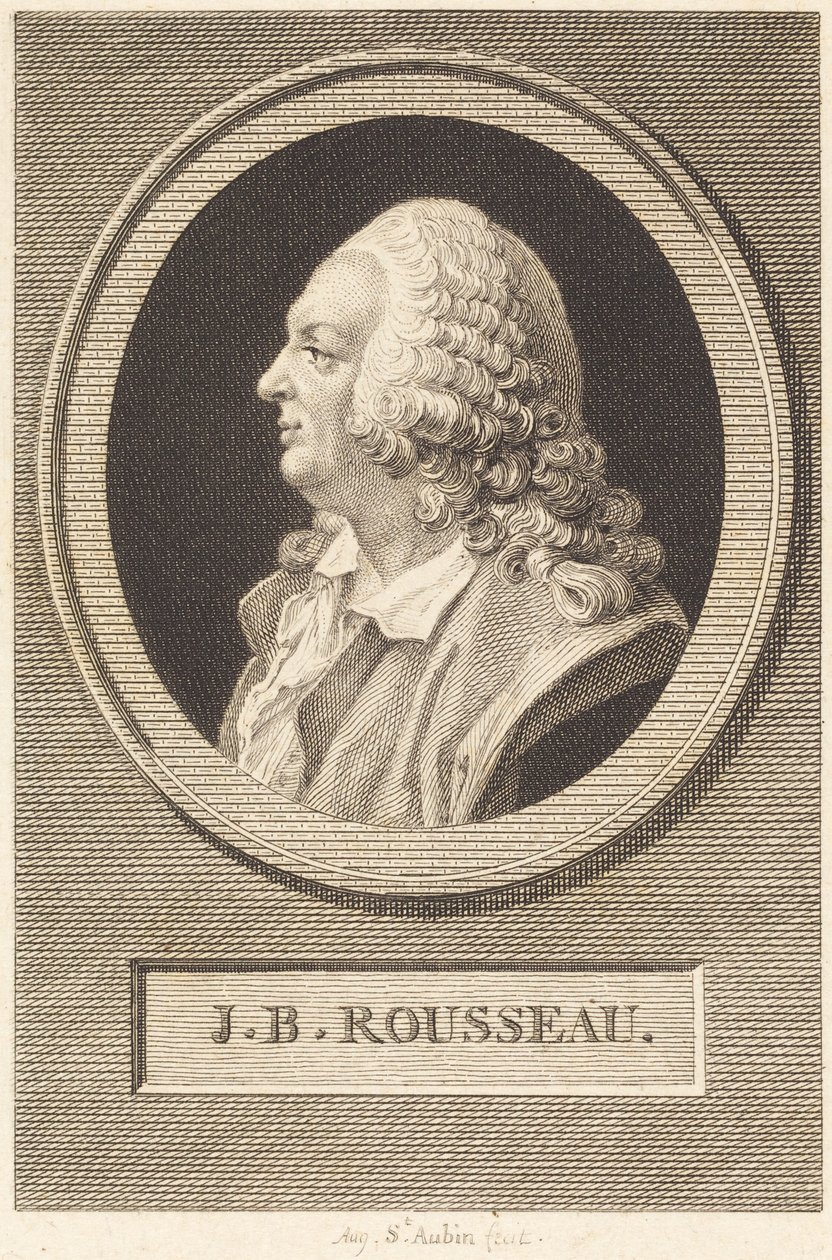 Jean Baptiste Rousseau av Augustin de Saint-Aubin