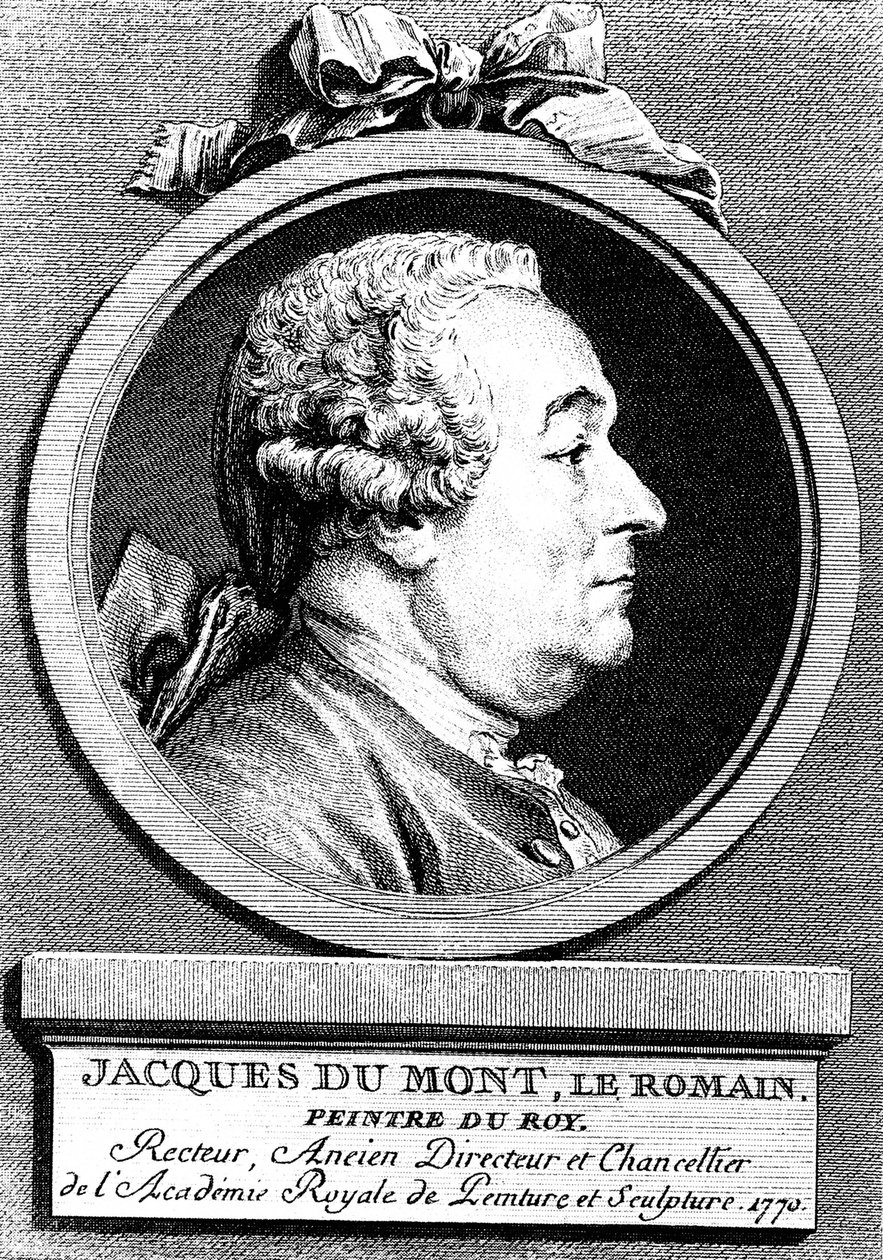 Jacques Dumont , fransk kunstner, 1770. av Augustin de Saint Aubin
