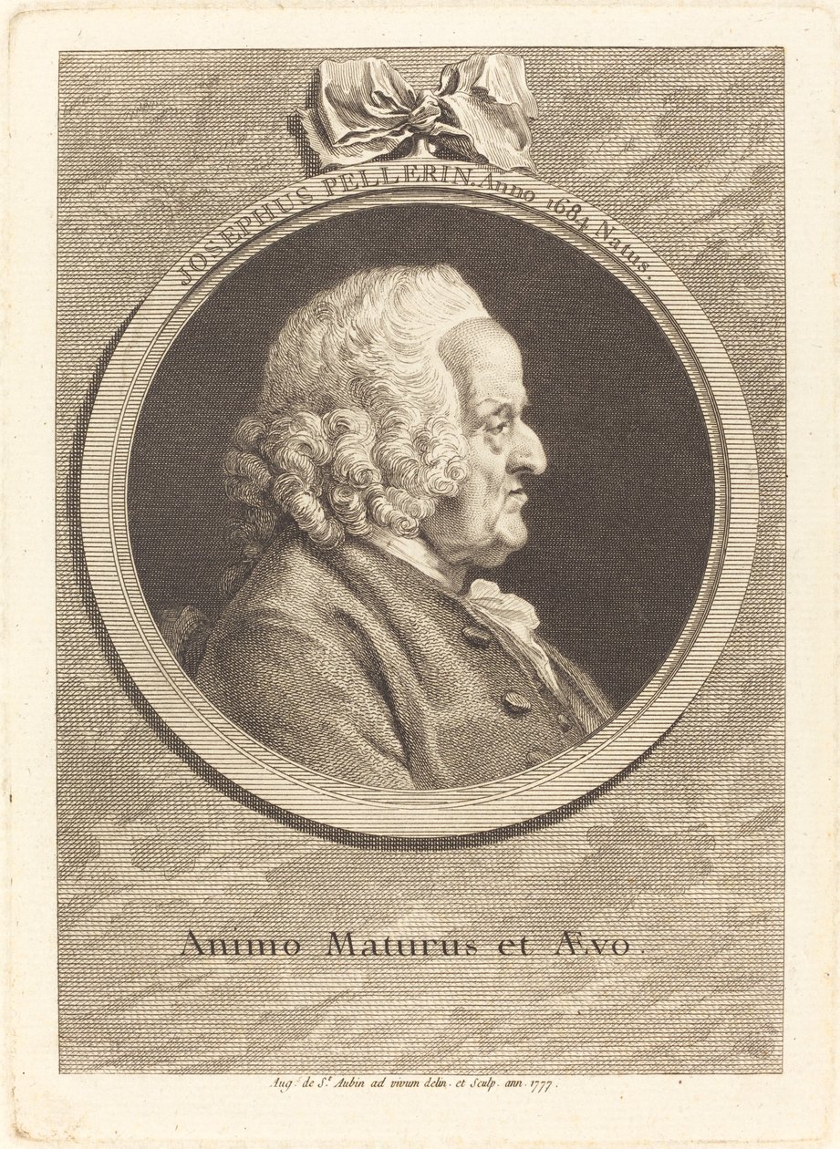 Joseph Pellerin av Augustin de Saint Aubin