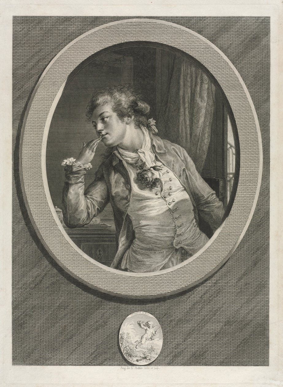 Du kan stole på meg, 1789. av Augustin de Saint Aubin