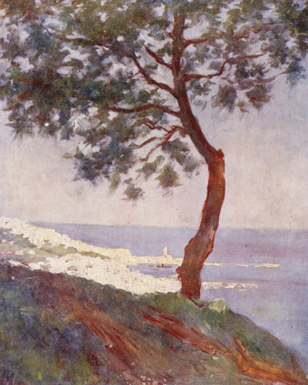 Utsikt over Alger fra Mustapha Superieur (fargelitografi) av Augustine Fitzgerald