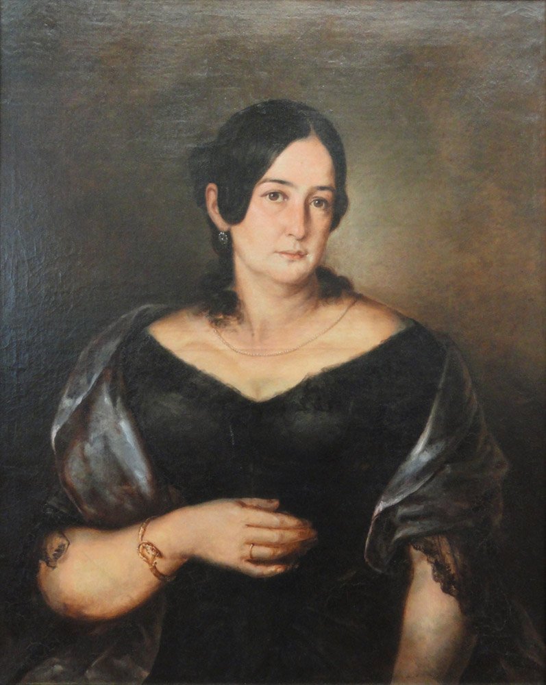 Portrett av Maria Luiza Panasco av Augusto Muller