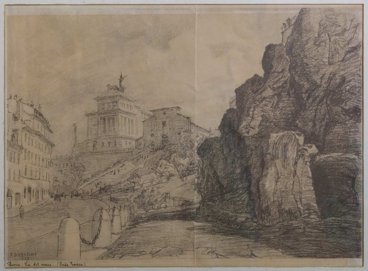 Landskapet i Roma av Augusto Baracchi