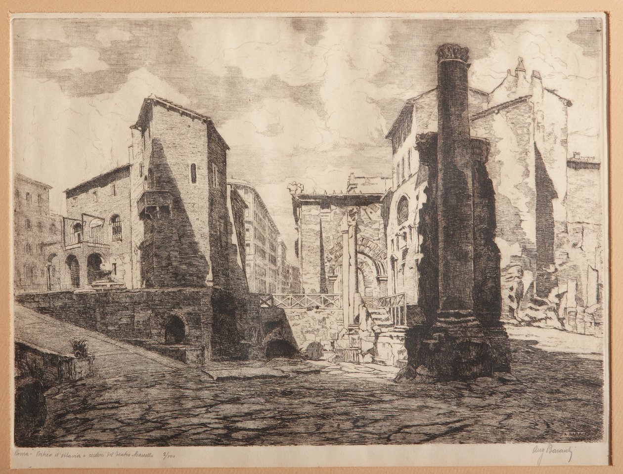 Roma, Porticus of Octaviae og ruinene av Marcellus 