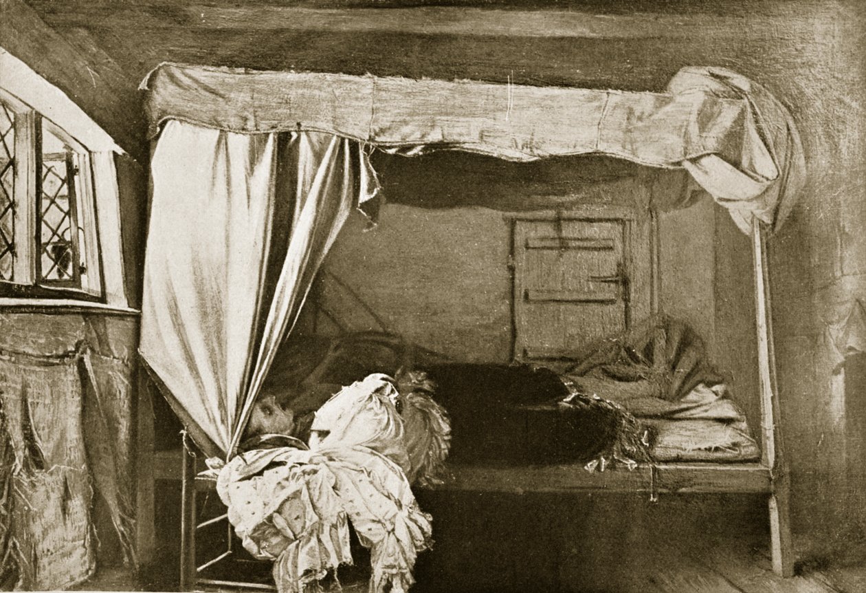 Buckinghams død, 1687 av Augustus Leopold Egg