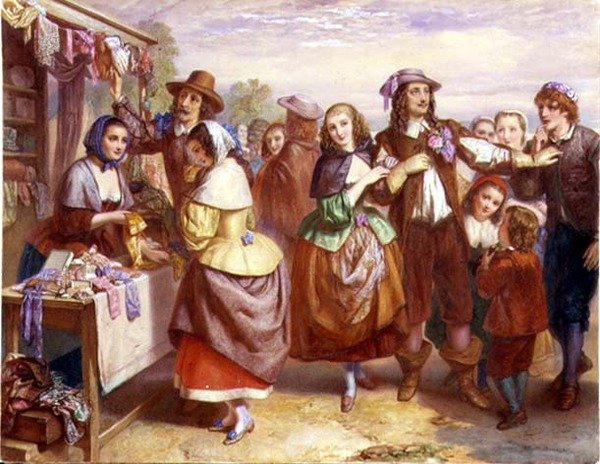 Utendørs sybehør av Augustus Jules Bouvier