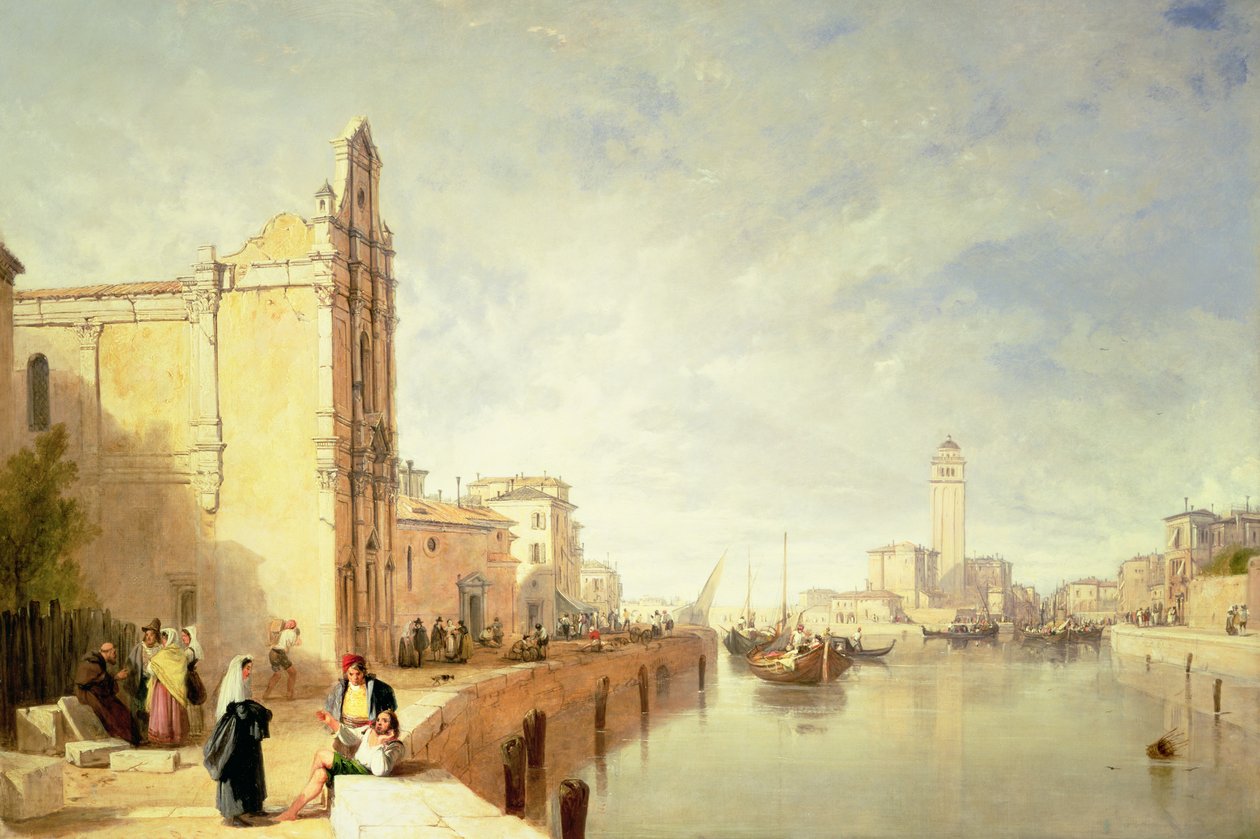 Utsikt over Murano av Augustus Wall Callcott