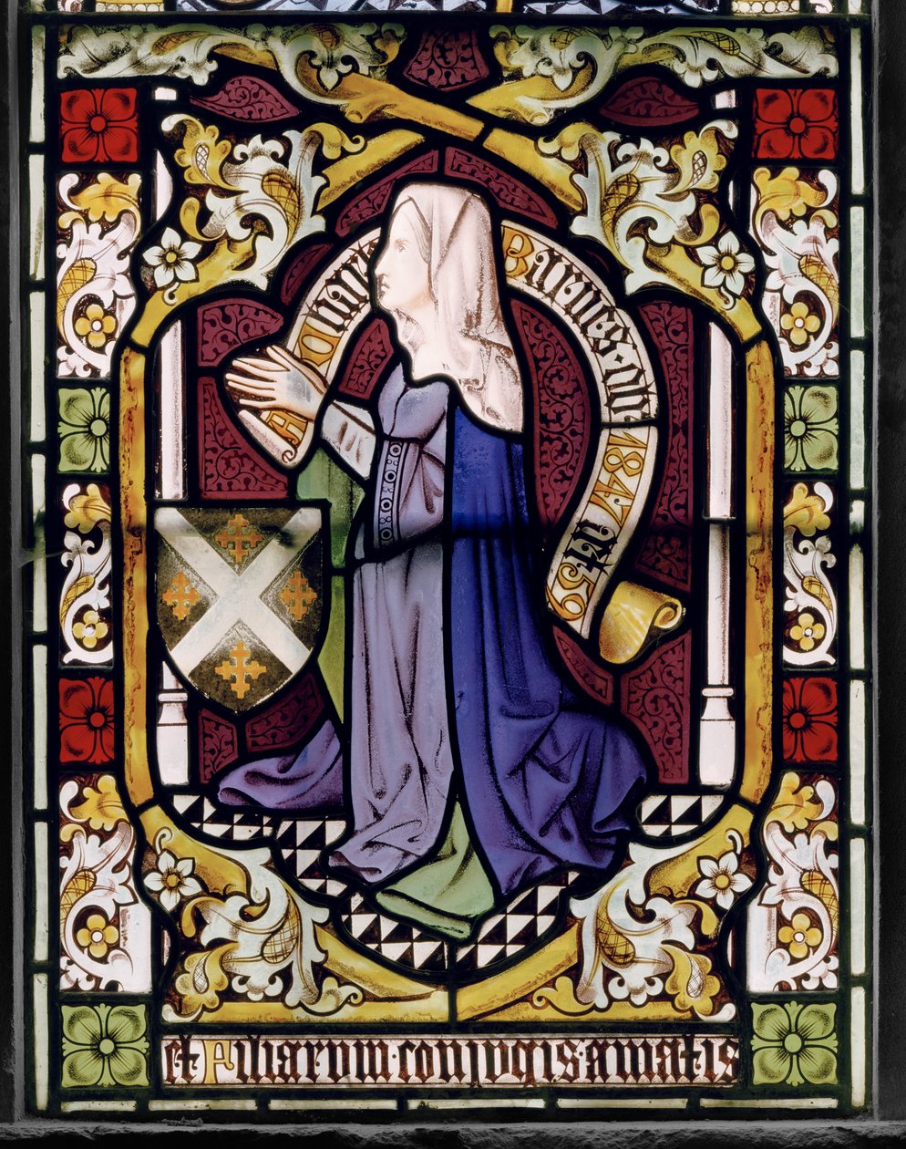Augusta Charlotte, Ralph Barnes kone, 1850 av Augustus Welby Northmore Pugin