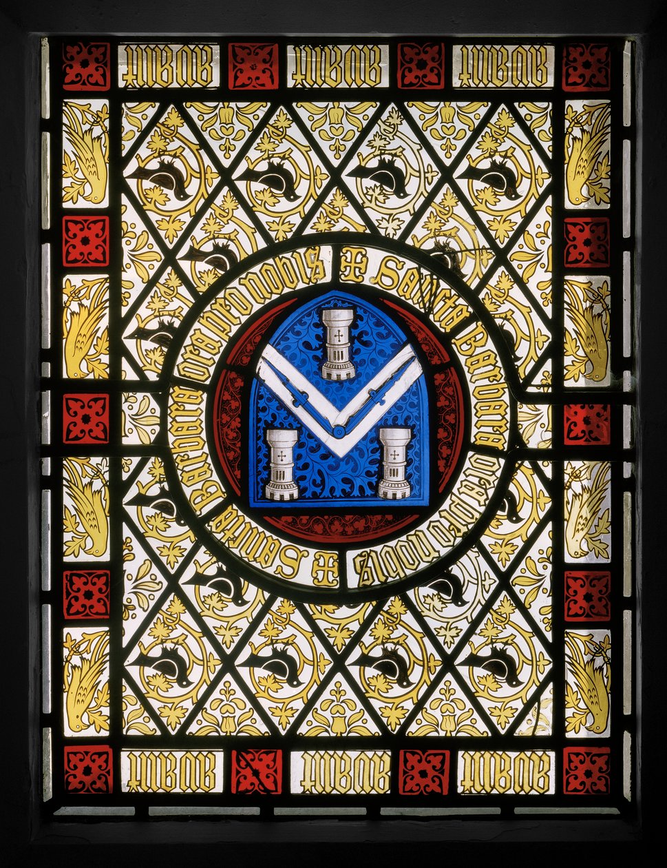 Stuevindu med nederlandsk Roundel, ca. 1844 av Augustus Welby Northmore Pugin