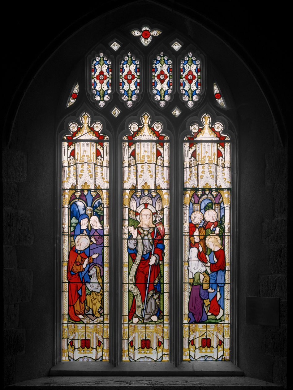 The Raising Of Lasarus, Christ, and the Raising Of Jairuss Daughter, 1851 av Augustus Welby Northmore Pugin
