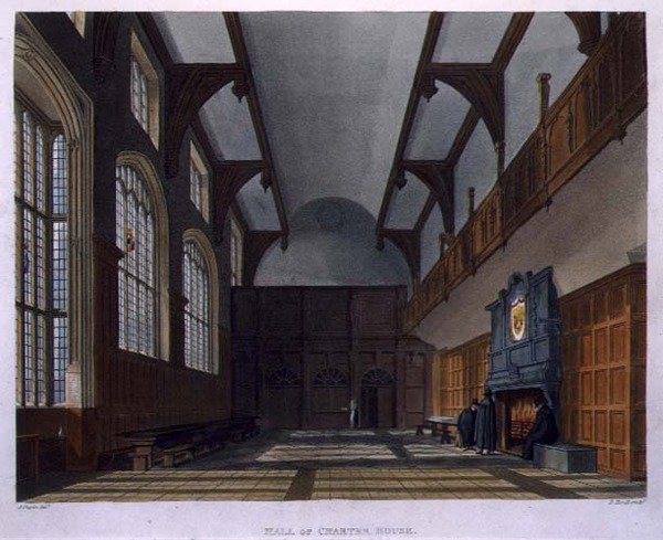 Hall of Charter House, fra 
