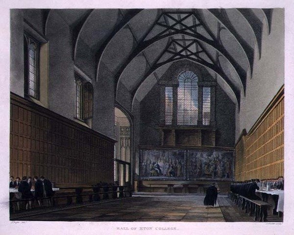 Hall of Eton College, fra 