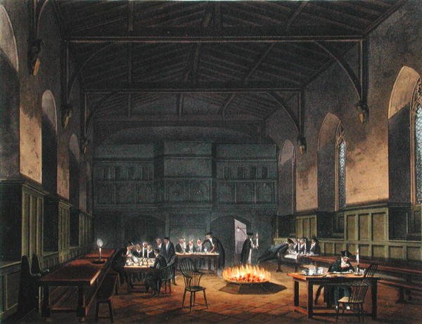 Hall of Westminster School, fra Ackermanns 