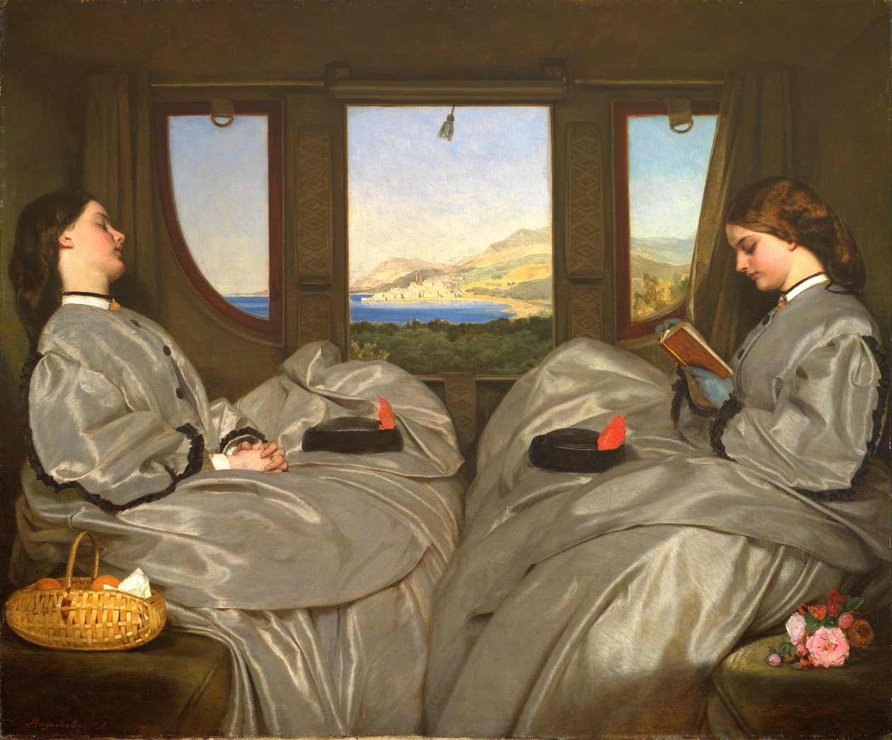Reisekameratene, 1862. av Augustus Leopold Egg