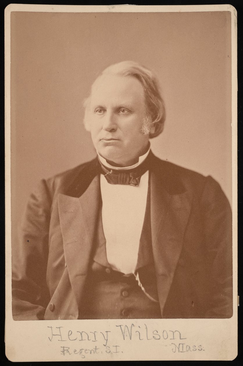 Portrett av Henry Wilson 1812-1875, før 1876. av Augustus Marshall