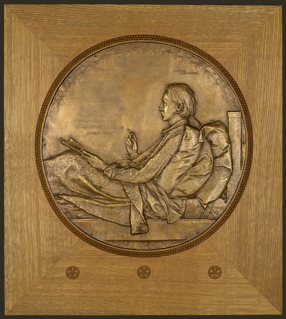 Robert Louis Stevenson av Augustus Saint Gaudens