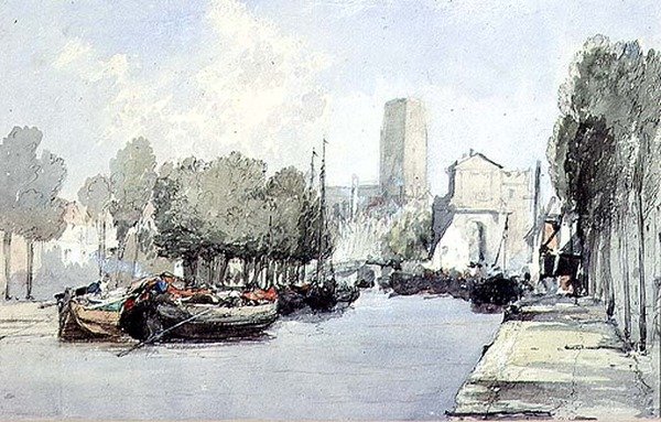 Dordrecht (tegning) av Augustus Wall Callcott