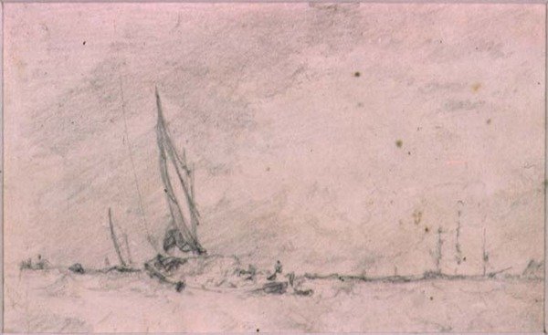 Studier av komposisjon (tegning) av Augustus Wall Callcott
