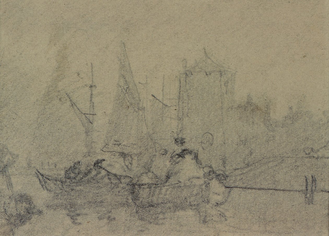 Studier av komposisjon (tegning) av Augustus Wall Callcott
