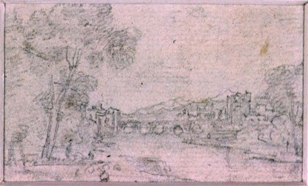 Studier av komposisjon (tegning) av Augustus Wall Callcott
