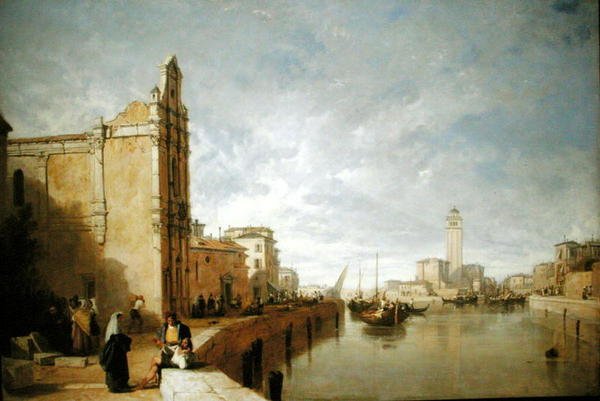 Venezia (olje på lerret) av Augustus Wall Callcott