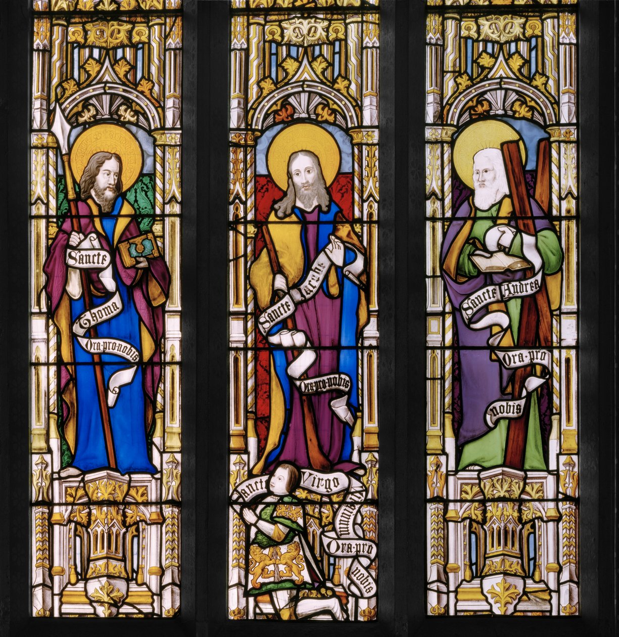 Apostler, detalj, 1837 (farget glass) av Augustus Welby Northmore Pugin