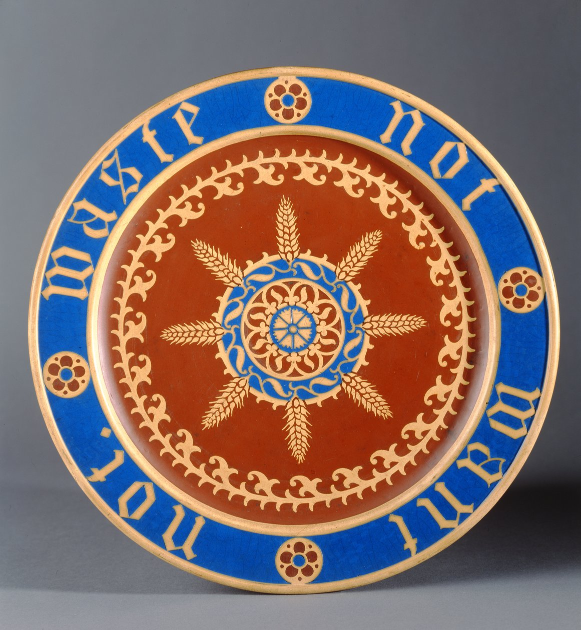 Brødtallerken, produsert av Minton and Company, ca. 1849 (keramikk) av Augustus Welby Northmore Pugin