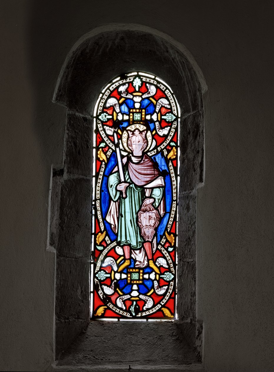 David med hodet til Goliat, 1849 (farget glass) av Augustus Welby Northmore Pugin