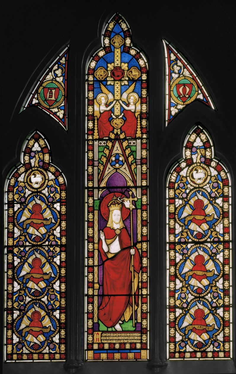 East Window, Blessed Sacrament Chapel, ca. 1845 (farget glass) av Augustus Welby Northmore Pugin