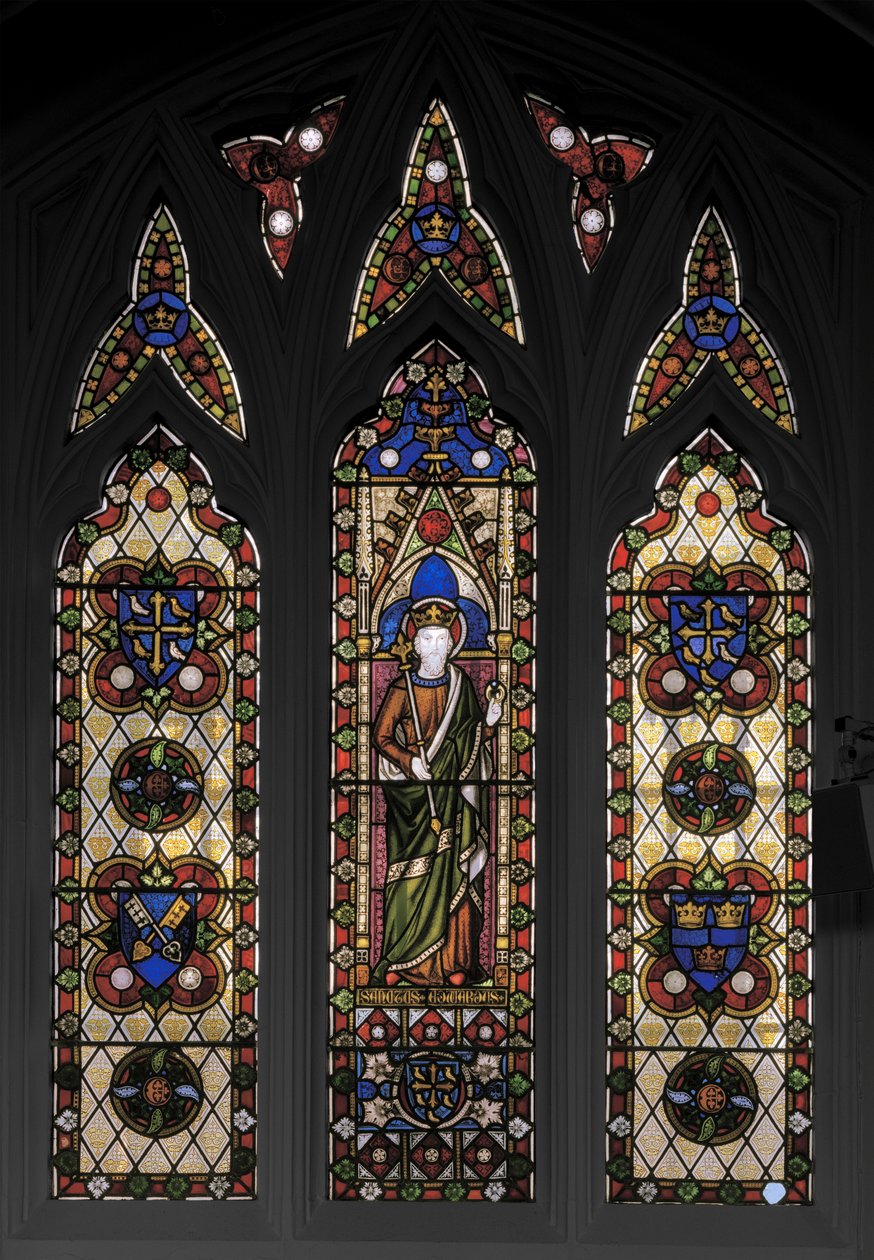 Edward the Confessor, 1846 (farget glass) av Augustus Welby Northmore Pugin