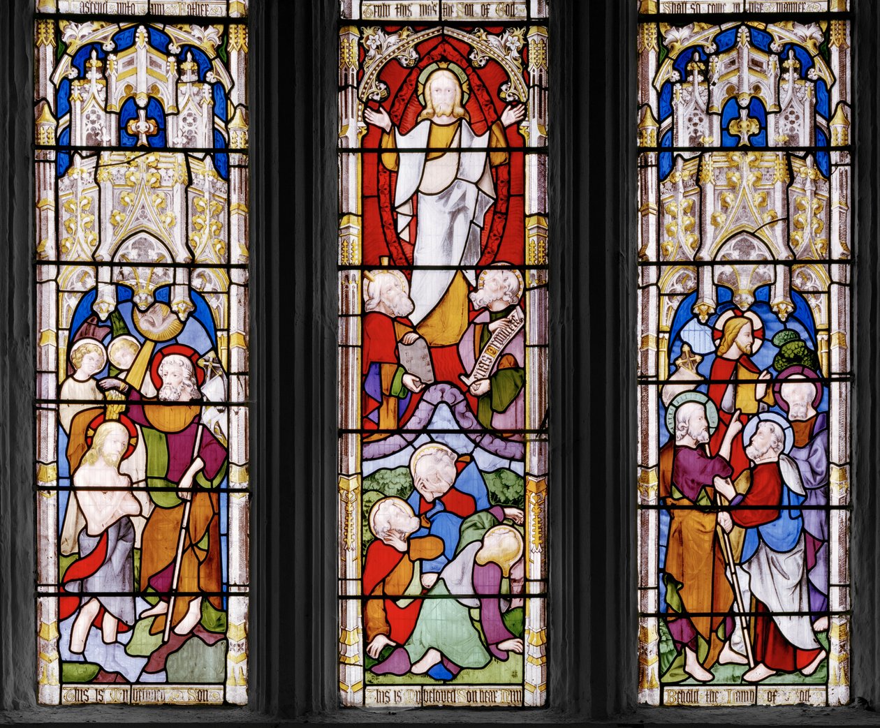 Hendelser i Kristi liv, detalj, 1851 (farget glass) av Augustus Welby Northmore Pugin
