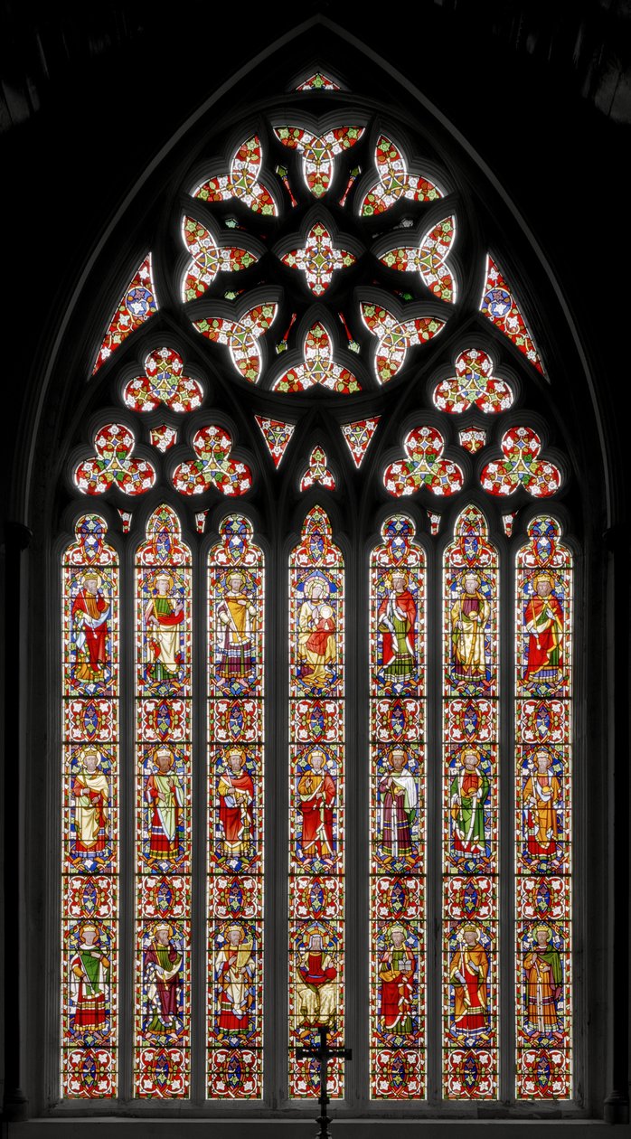Jesse Tree, 1849 (farget glass) av Augustus Welby Northmore Pugin