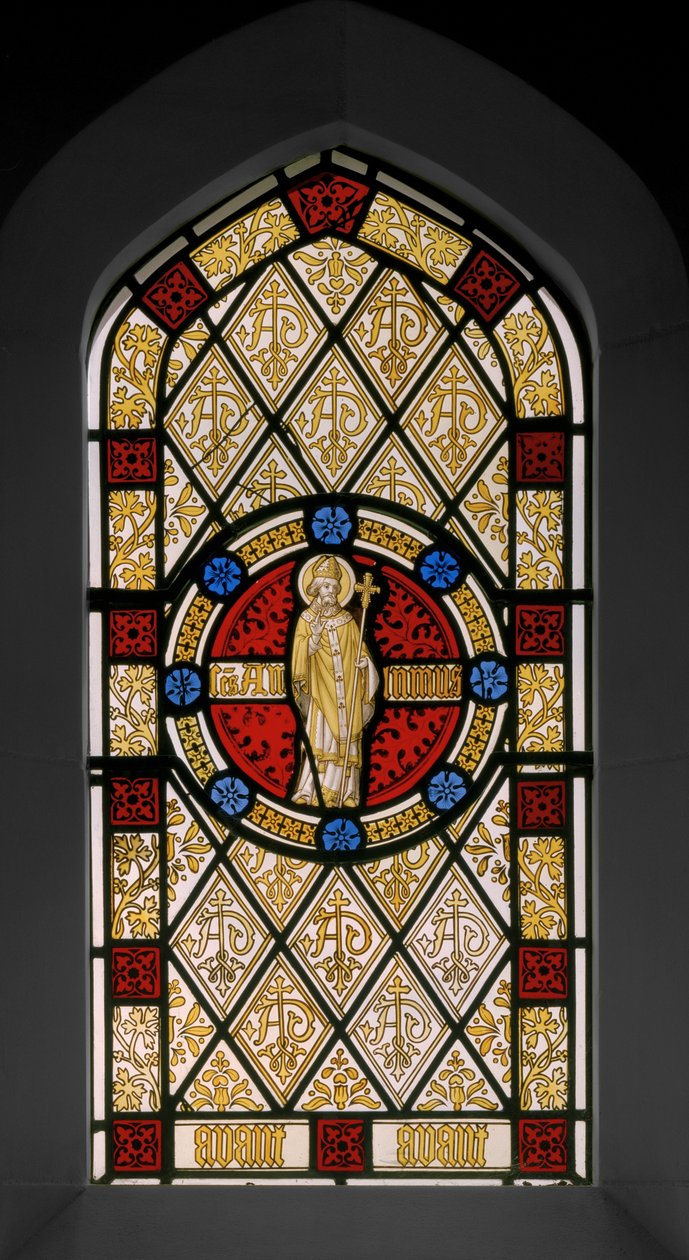 Library Window, ca. 1844 (farget glass) av Augustus Welby Northmore Pugin
