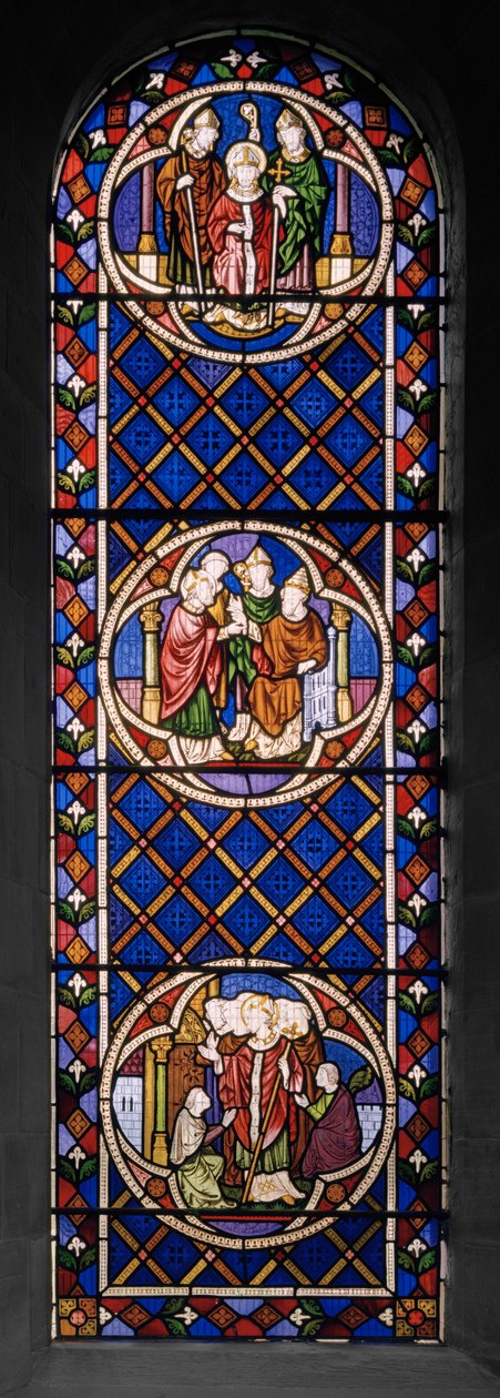 Life of William of York, 1848 (farget glass) av Augustus Welby Northmore Pugin
