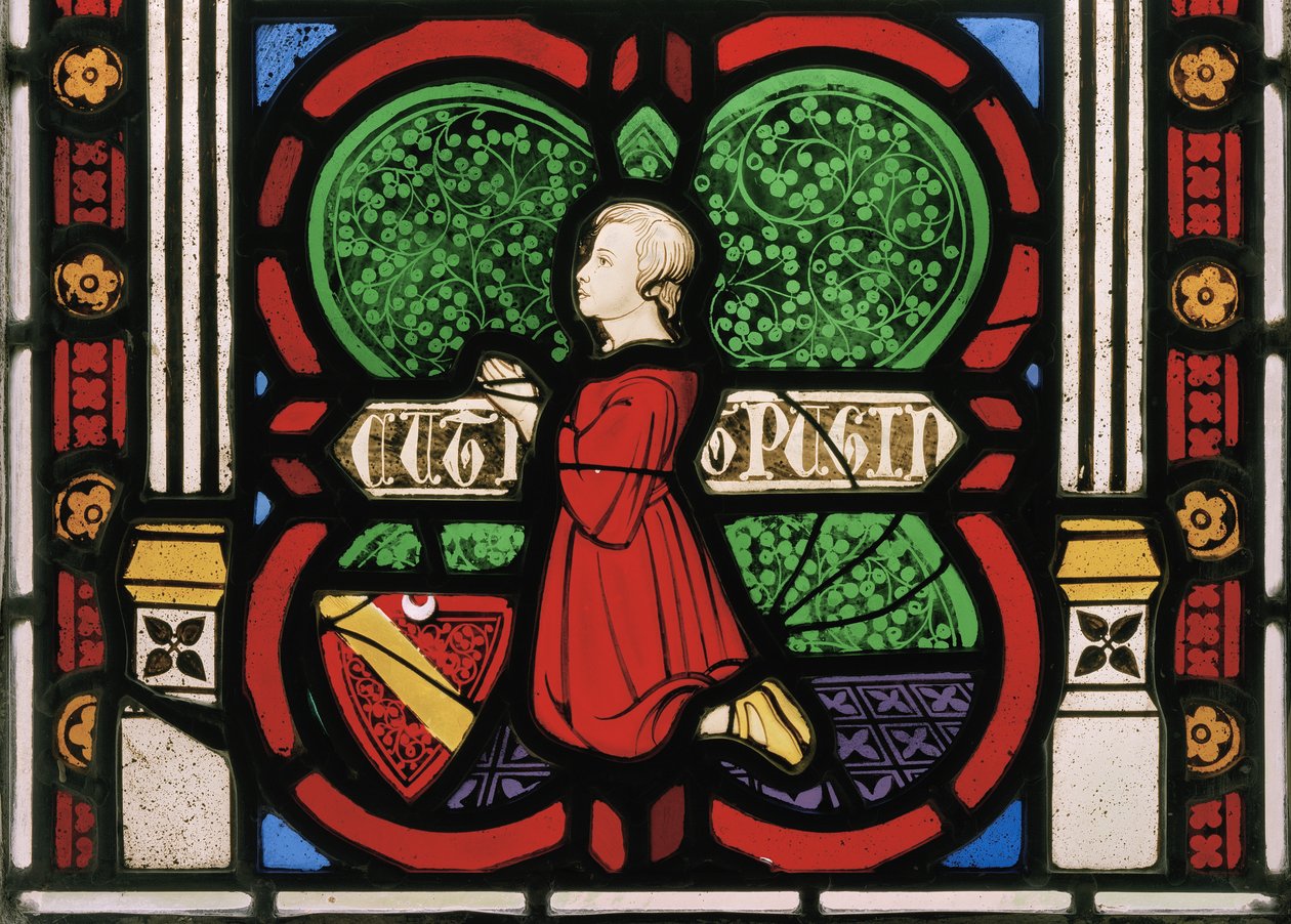 Pugins andre sønn Cuthbert, kapellvindu, ca. 1844 (farget glass) av Augustus Welby Northmore Pugin