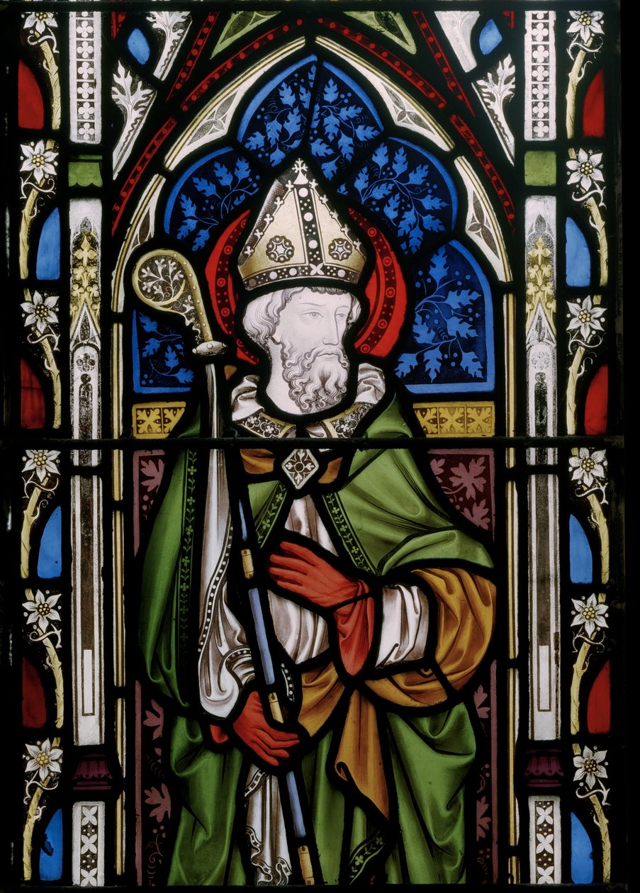 St. David, detalj (farget glass) av Augustus Welby Northmore Pugin