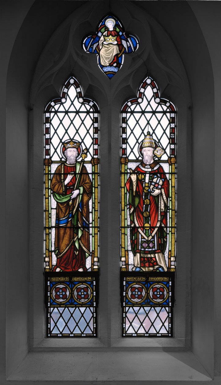 St. Edward og St. Gregory, 1848 (farget glass) av Augustus Welby Northmore Pugin
