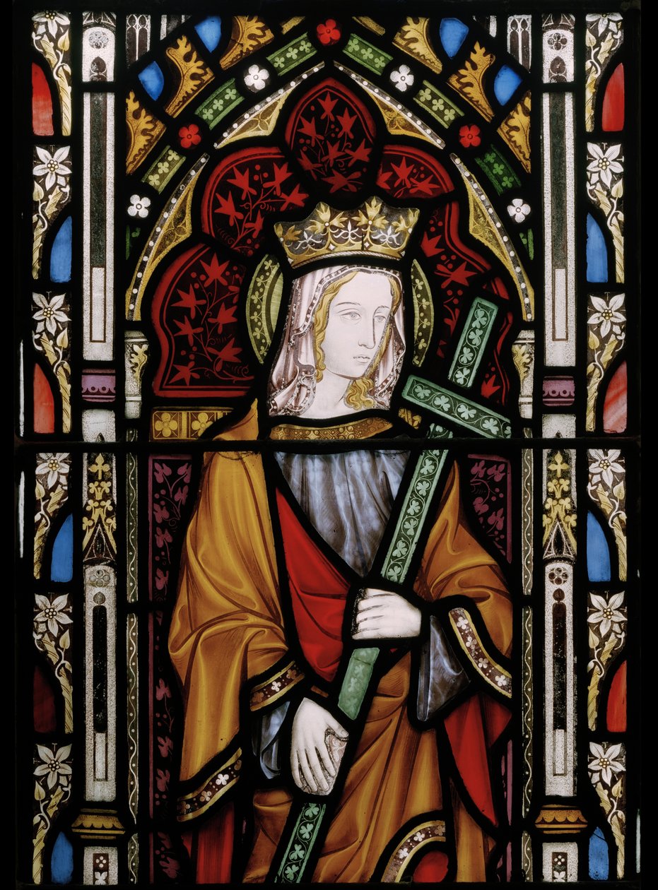 St. Helen, detalj (farget glass) av Augustus Welby Northmore Pugin