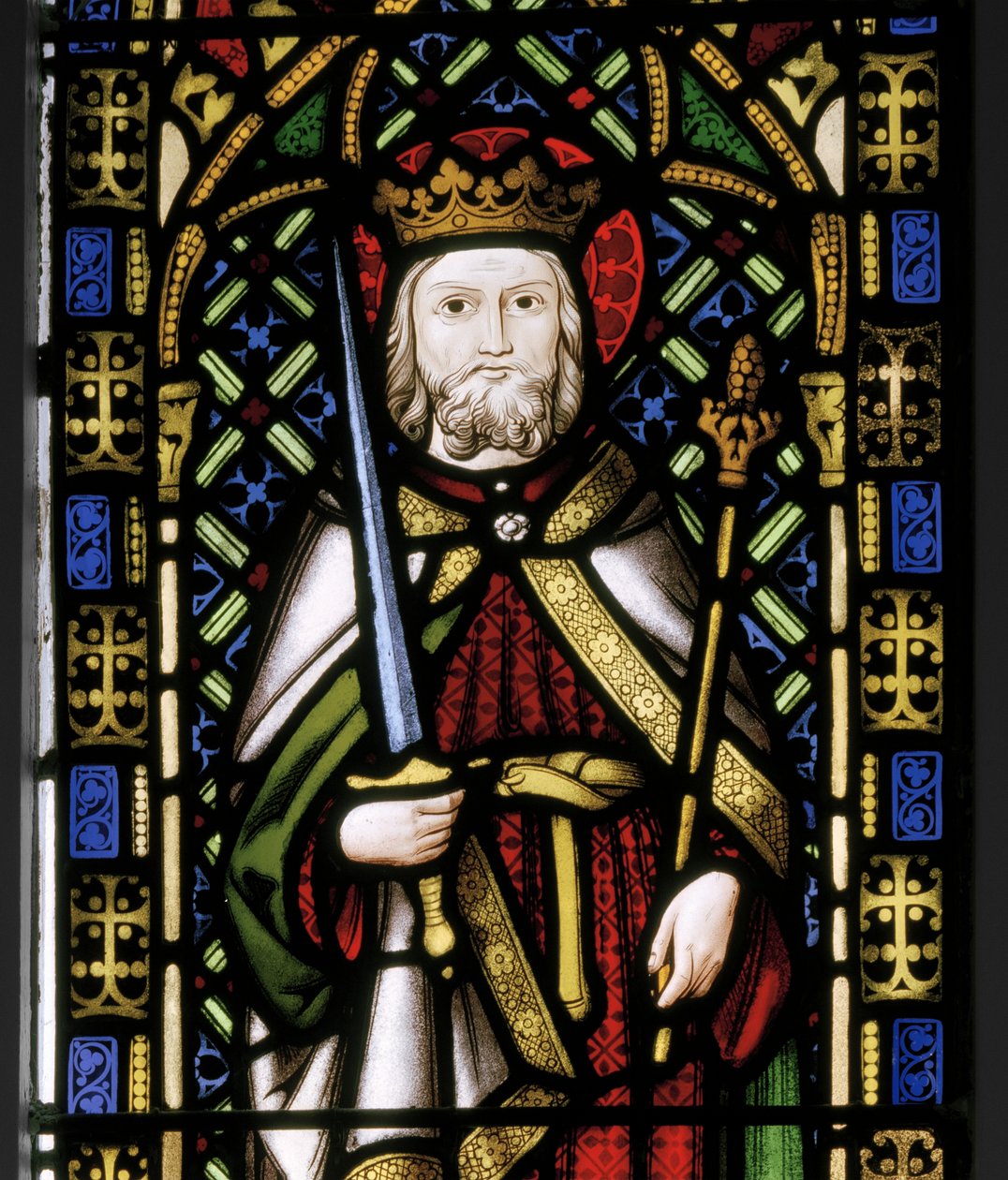 St Oswald, 1846 (farget glass) av Augustus Welby Northmore Pugin