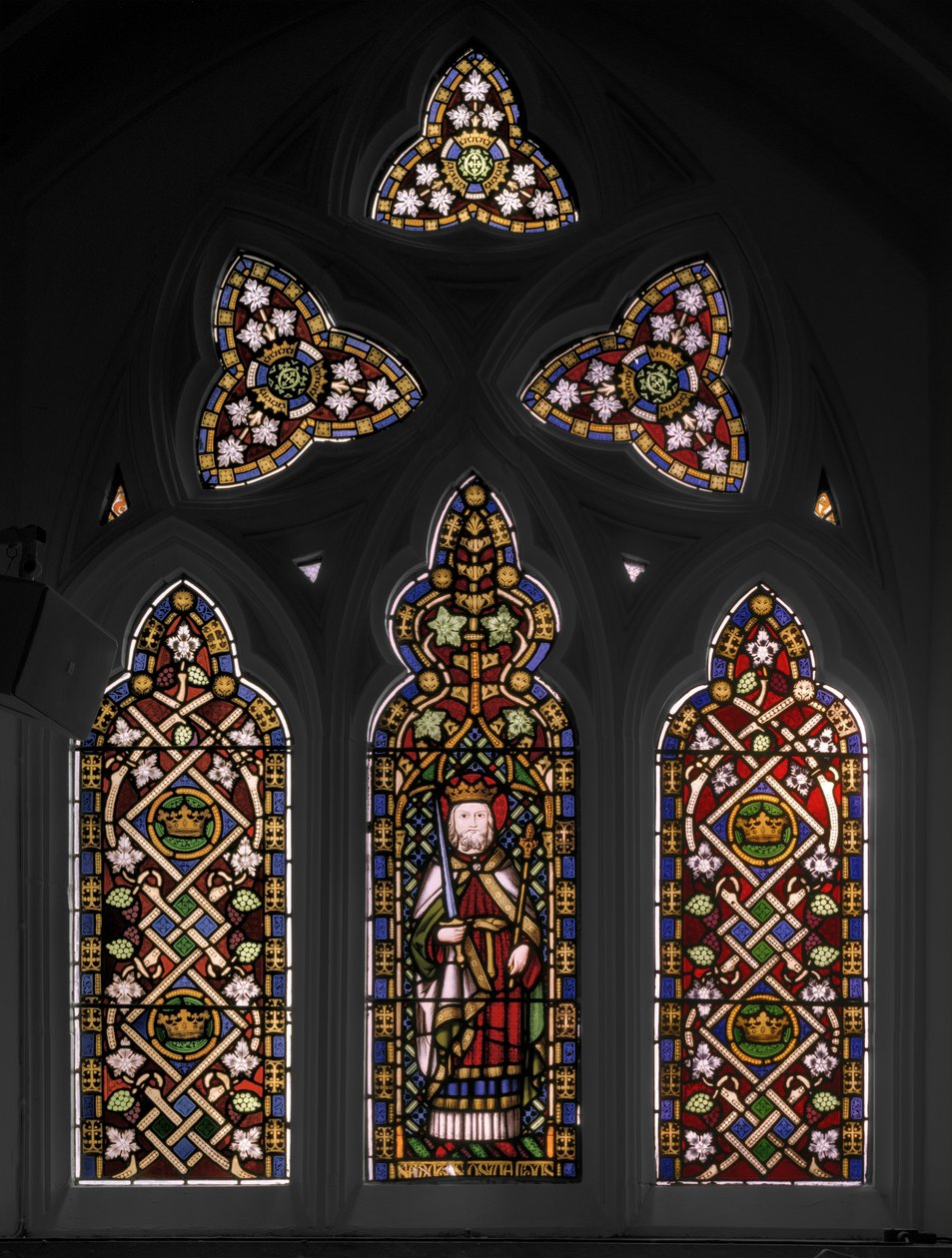 St Oswald, 1846 (farget glass) av Augustus Welby Northmore Pugin