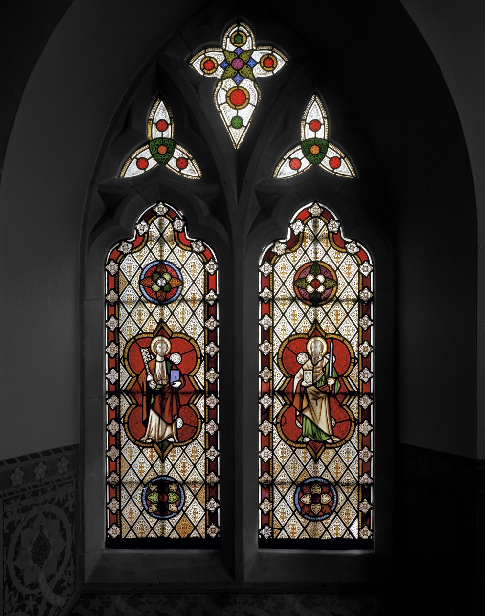 St. Peter og St. Paul, 1848 (farget glass) av Augustus Welby Northmore Pugin