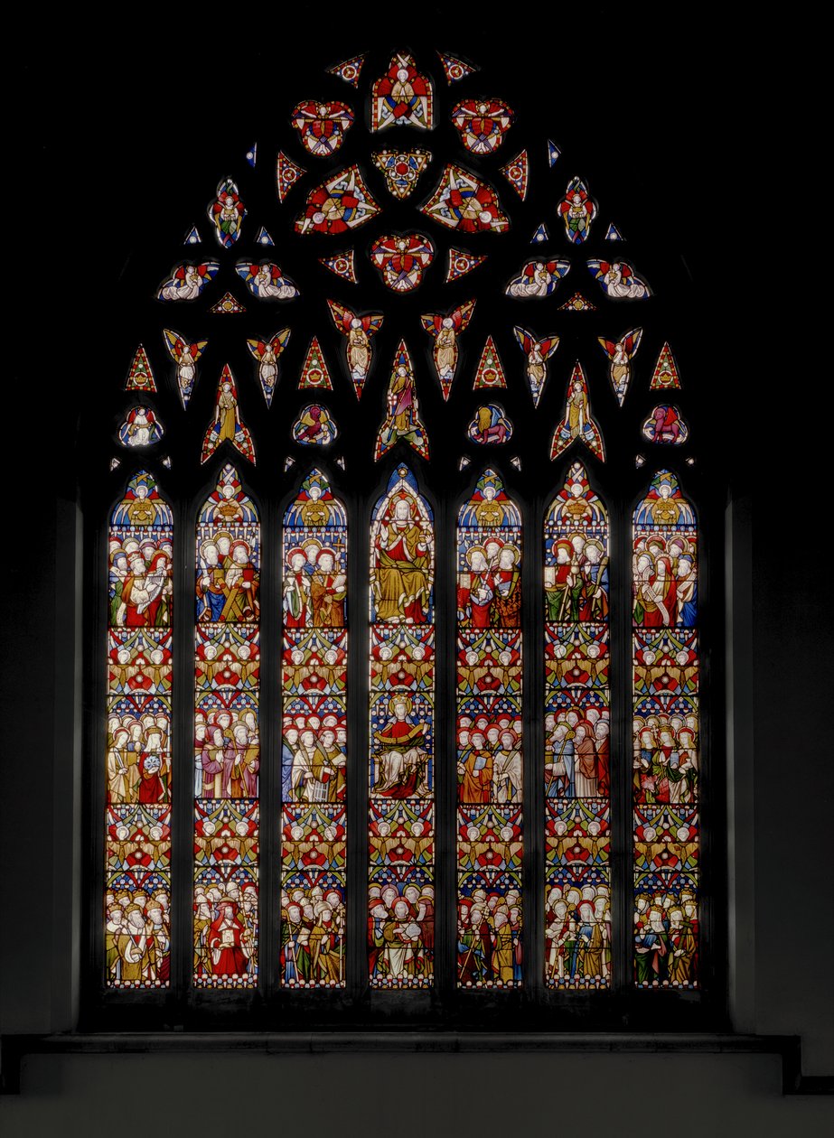 Triumph of the Church, 1884 (farget glass) av Augustus Welby Northmore Pugin