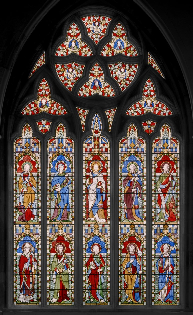 Vestvindu (farget glass) av Augustus Welby Northmore Pugin
