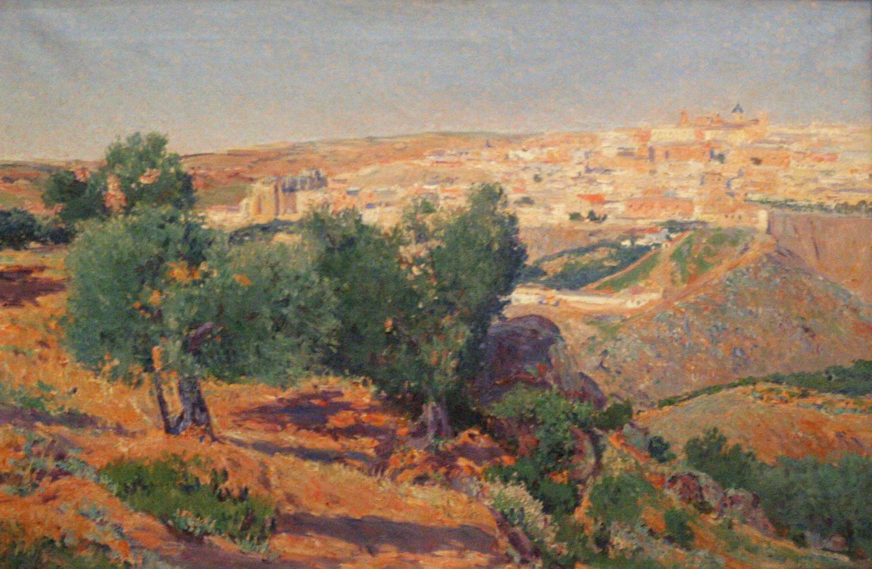 Utsikt over Toledo fra La Vega Baja av Aureliano de Beruete