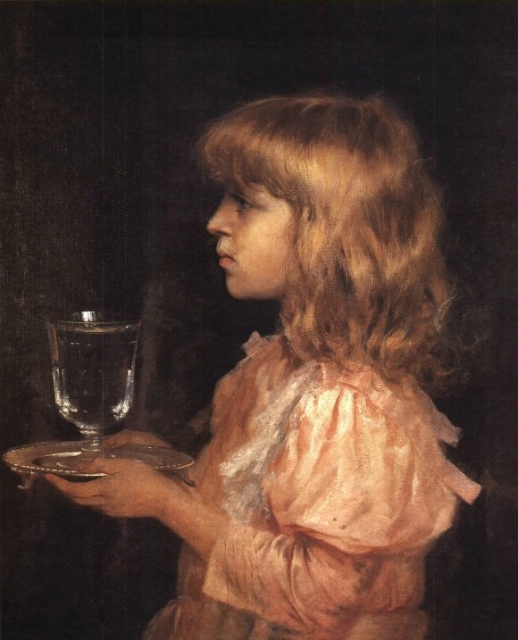 O copo de agua English: The glass of water av Aurelio de Figueiredo