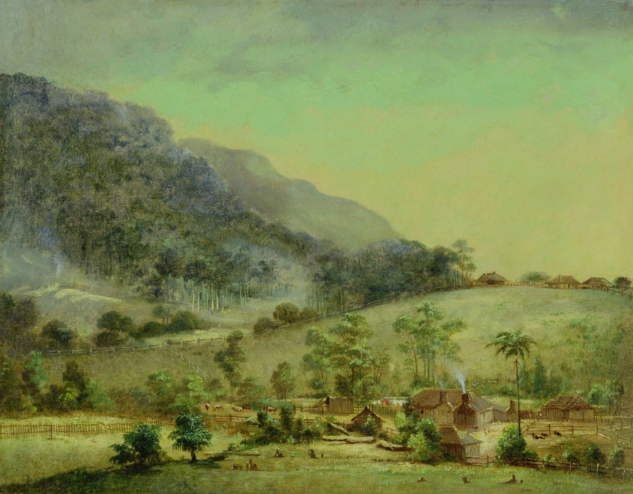 Husmannsplasser, ca.1850 av Australasian School