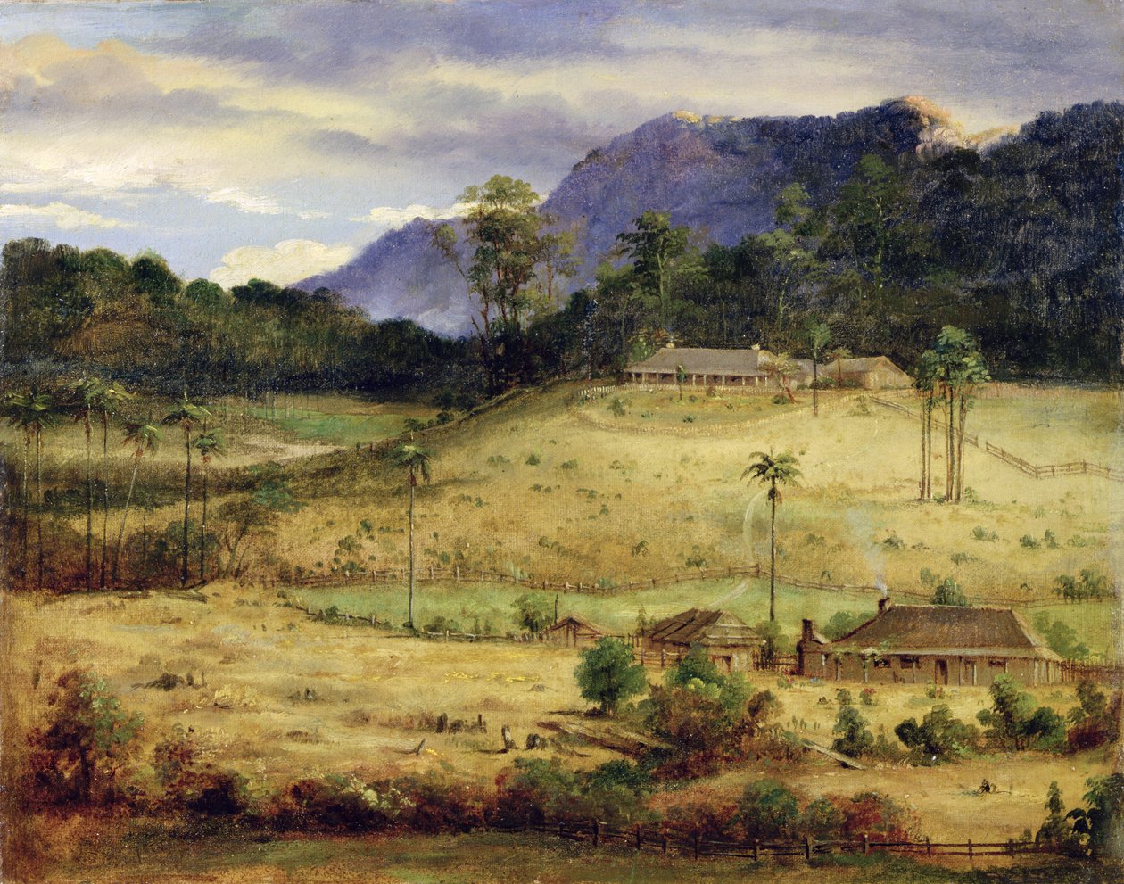 Husmannsplasser, ca.1850 av Australasian School