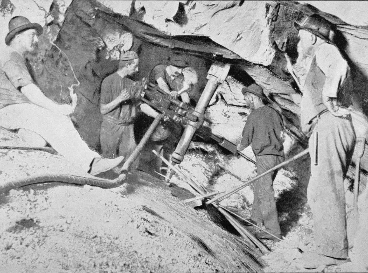 Gold Mining, Victoria, ca. 1900, fra 