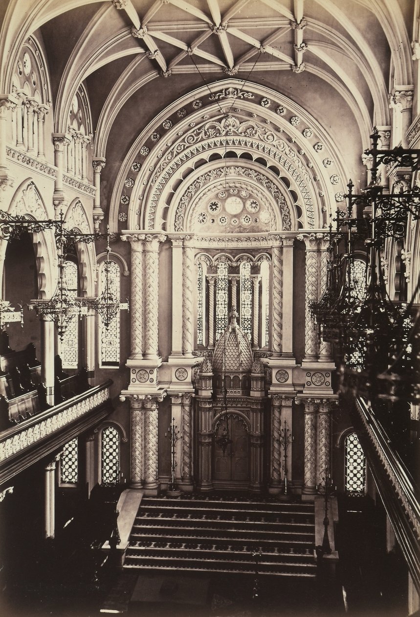 Interiøret i den store synagogen i Sydney av Australian Photographer